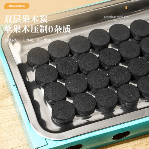 Source manufacturer smokeless barbecue grill household outdoor picnic stainless steel barbecue grill disposable barbecue grill wholesale