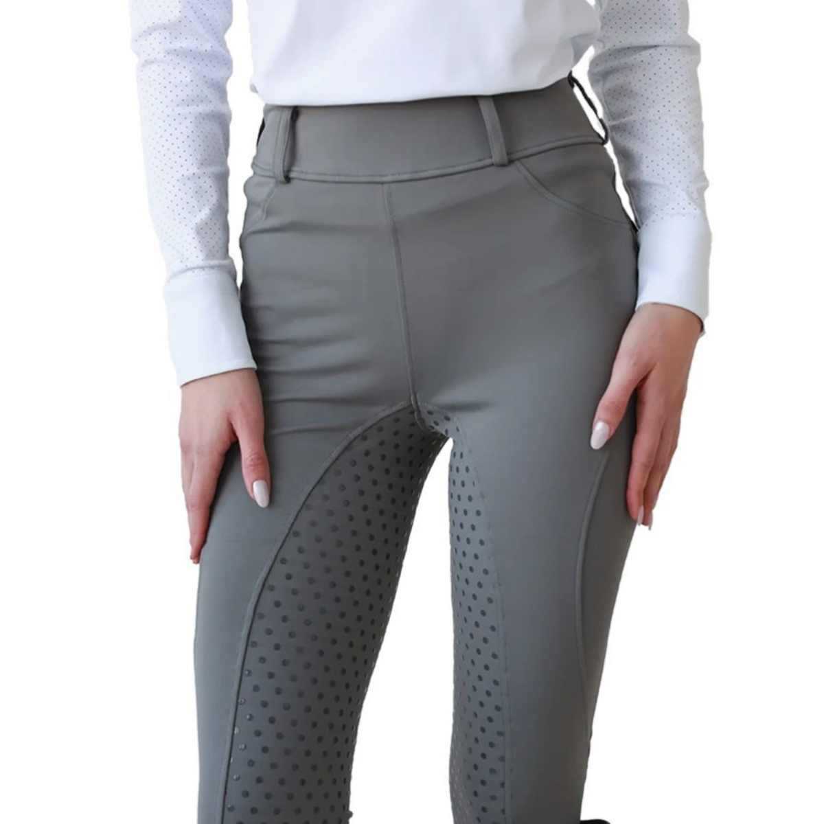 Fleece-Lined Equestrian Breeches Autumn and Winter Thick Riding Pants Warm Thick Equestrian Clothing Training Equestrian Equipment
