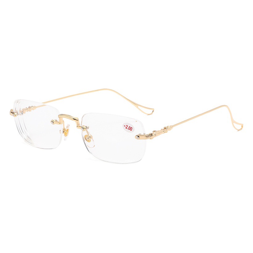 Nuevas gafas de lectura sin marco hombres de mediana edad y ancianos de alta definición anti-azul luz gafas de lectura mujeres en línea rojo mismo estilo gafas de lectura 3303