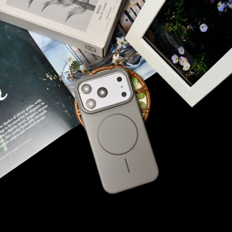 苹果17promax磁吸手机壳 iPhone16肤感磨砂15/14纯色13防摔保护套|undefined