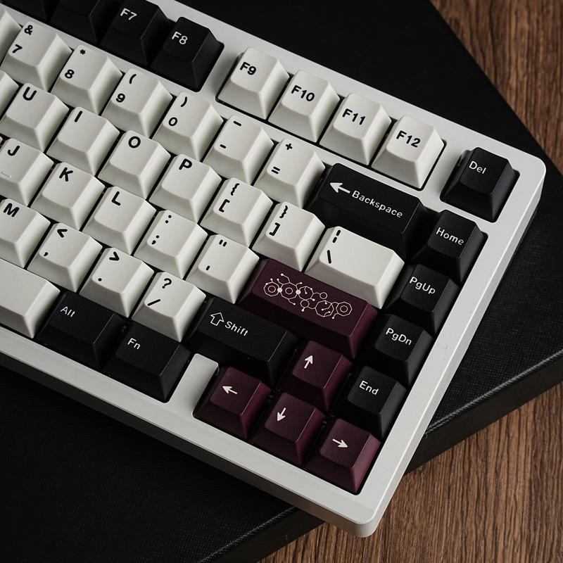 Original Deep-Well Pbt Five-Sided Sublimation Keycap Cangjie Arabic Korean German French Spanish Russian Gmk Replica