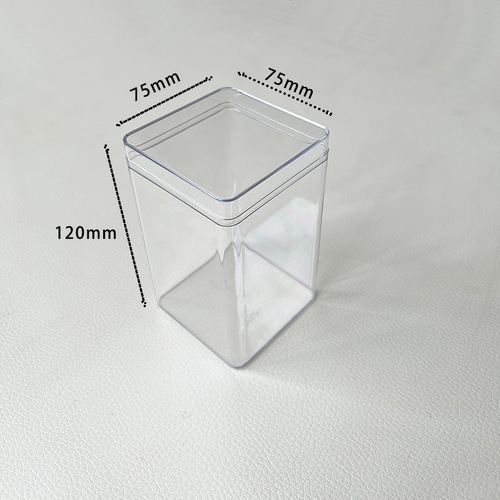 Transparent plastic box food packaging box storage box wedding candy box covered item display universal packaging