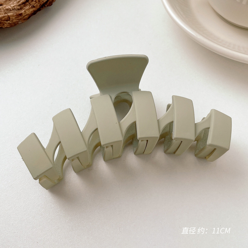 Leche marrón esmerilado pelo clip accesorios para el cabello de las mujeres de alto grado updo tiburón clip gran horquilla ins lindo horquilla al por mayor