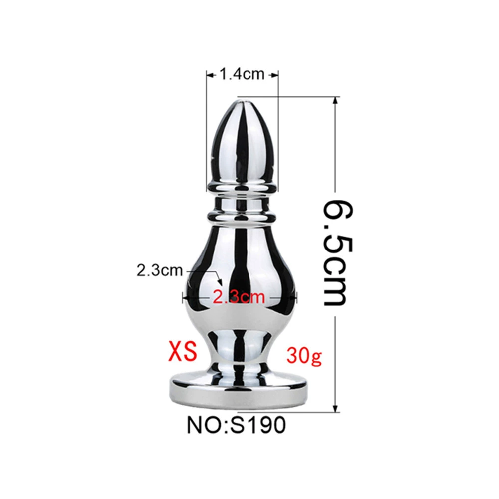 Detachable Anal Plug Heads, Silicone & Metal Options, Multiple Shapes and Sizes