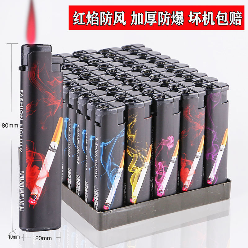 Manufactor Direct selling new pattern Windbreak inflation Straight Electronics disposable lighter hotel household Selling Special Offer wholesale