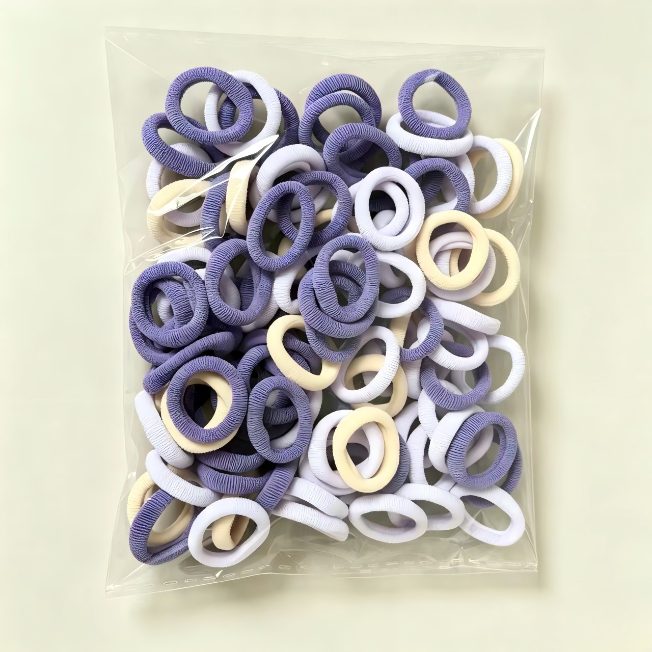 Cabeza de bebés de cabello de color caramelo anillo de cabello de goma de alta elasticidad cabello de mujer no lesionar cabello de cabello tocado de niña