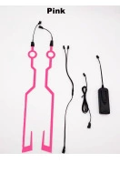 Светящийся шлем EL холодный свет того же мотоцикл ночной езды шлем светящийся световой полосой безопасности сигнальная лампа ремень