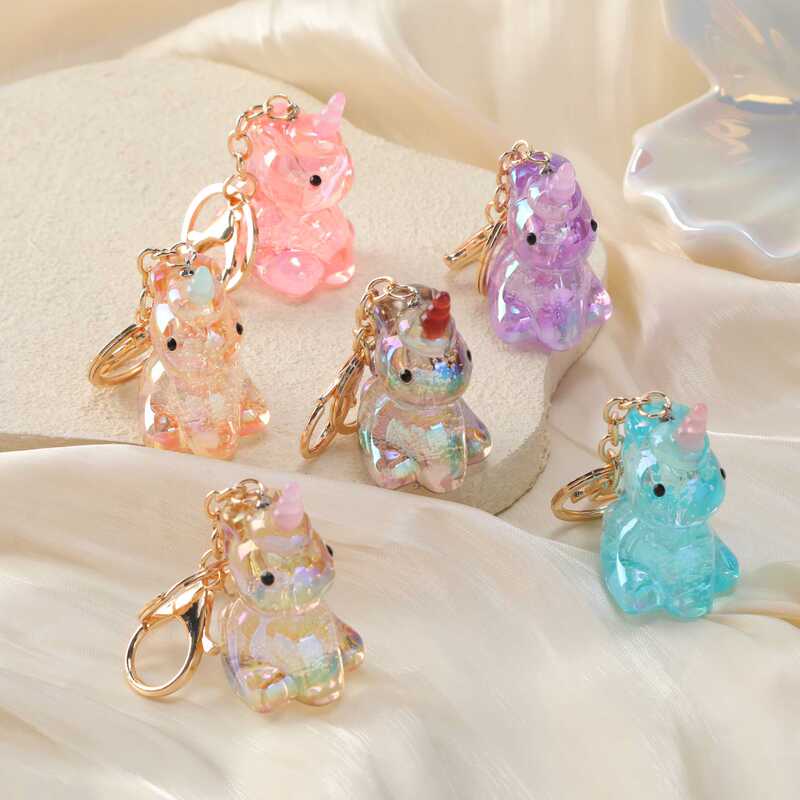 Symphony Glitter Unicorn Keychain Cartoon Pony Pendant Girly Heart Charm Phone Case Bag Car Hanging Ornament Symphony Glitter Unicorn Keychain Cartoon Pony Pendant Girly Heart Charm Phone Case Bag Car Hanging Ornament