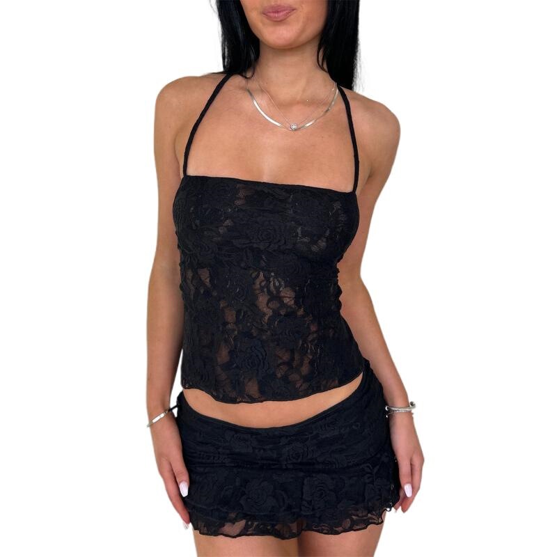 H 34926 Y2K Lace Camisole Top Lace Camisole Top European and American Style Trending on Cross-Border Amazon H 34926 Y2K Lace Camisole Top Lace Camisole Top European and American Style Trending on Cross-Border Amazon