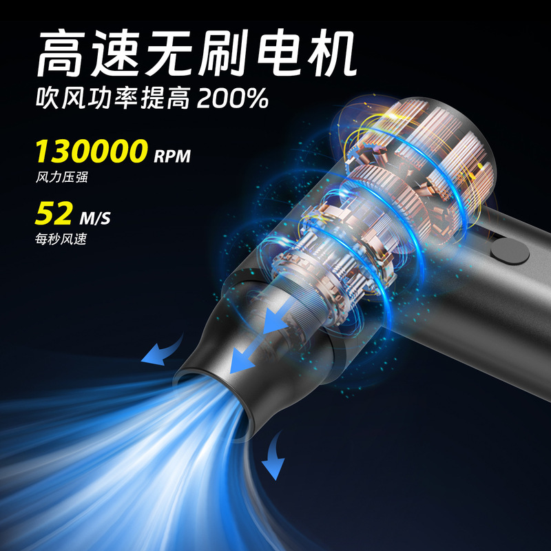 クロスボーダー爆風タービンファン家庭用手持ち吹き器屋外ポータブル大電力暴力ファン|undefined