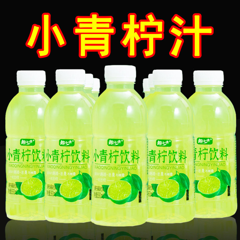 趣小谗小青柠果汁飲料360ml/ボトル入りライム風味飲料、箱売り卸売、一件代発、レモン|undefined