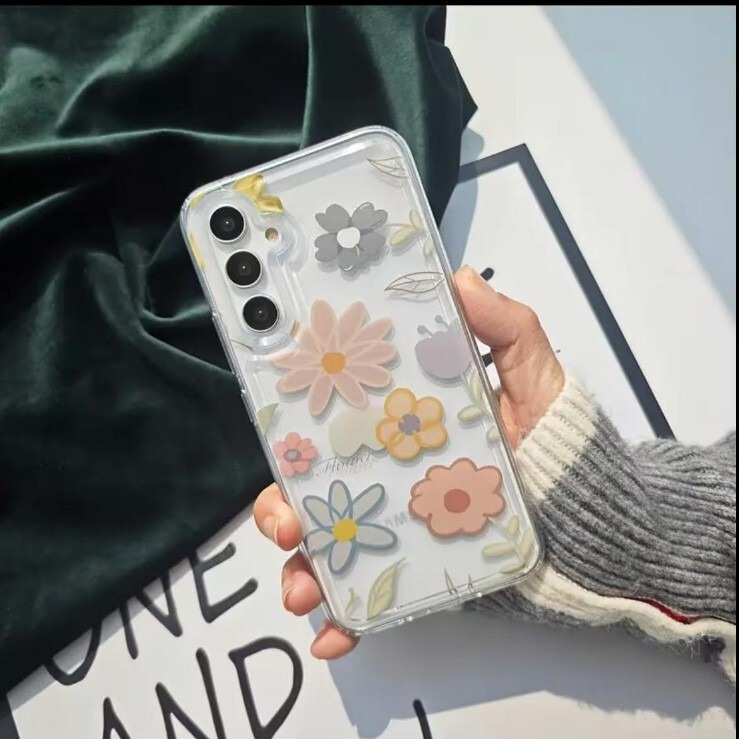 Flower Plants Suitable for Samsung S25 Supreme Mobile Phone Case Galaxya35/New A55 Vitality Case Ins Style A16