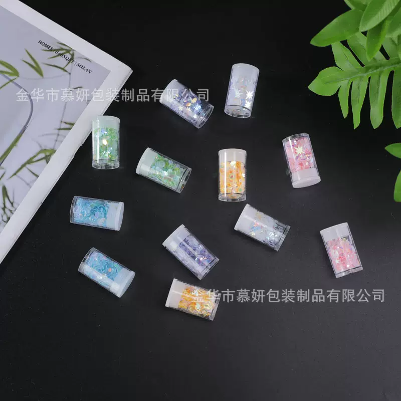 瓶装彩色金光混合亮片贝壳片灌装混色五角星亮片diy美甲饰品配件