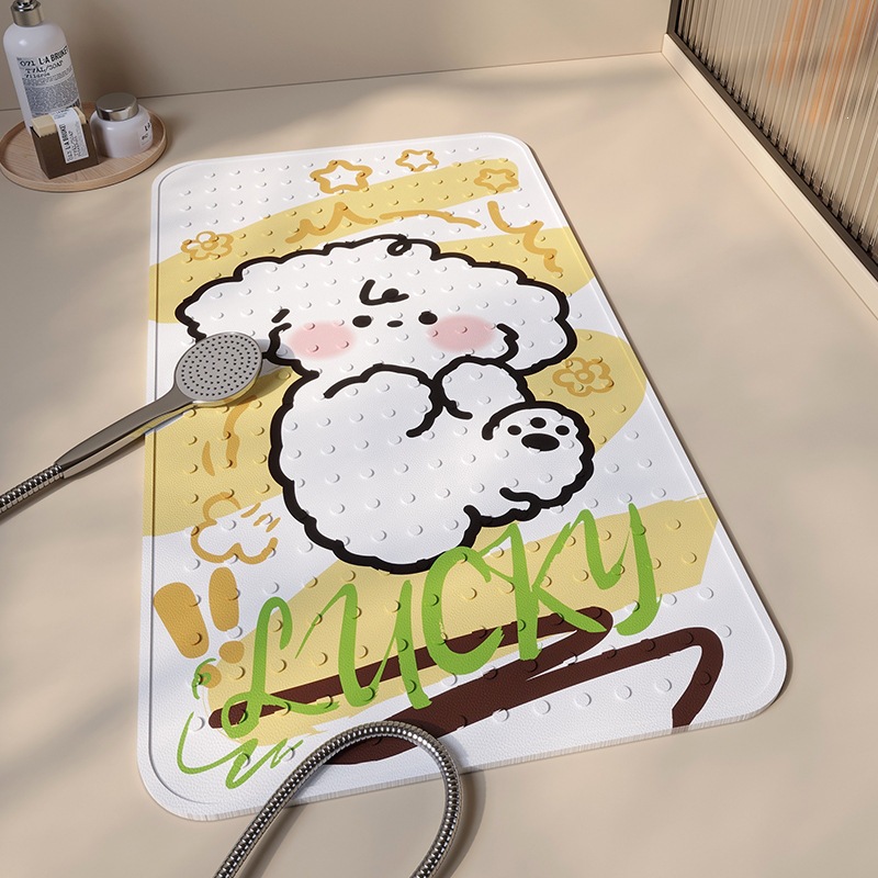 Non-slip Cartoon Bath Mat For Bathroom Rug With Rubber Backing_voghion.com