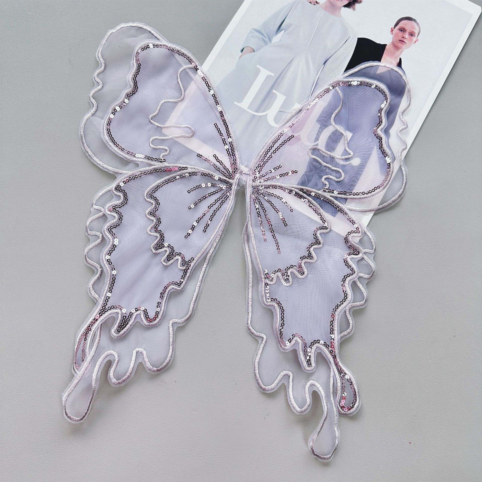 1 Pièce Élégant Papillon Polyester Patchs Autocollants Pour Vêtements display picture 18