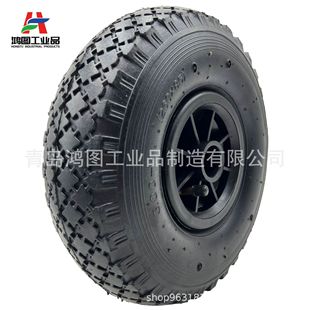 Factory Customization 3.00-4 Rubber Inflatable Wheels Plastic Hub Trolley Warehouse Truck with 10inch Inflatable Tires