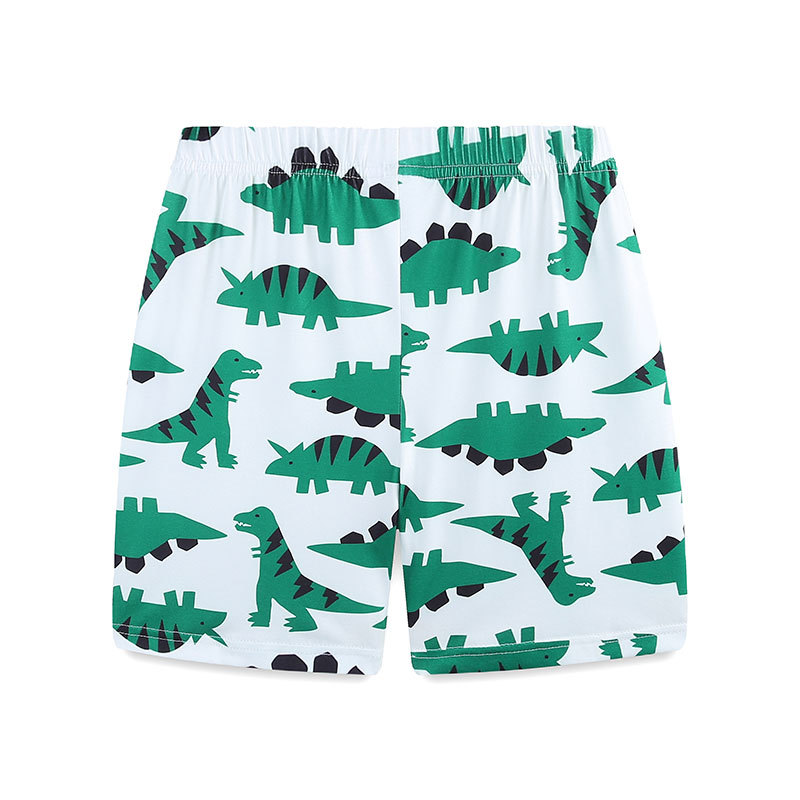 AostaBetty estilo europeo y americano cuello redondo casual traje para niños verano nuevo traje de dos piezas de servicio a domicilio de manga corta para niños