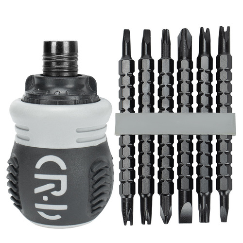 Ratchet dual-purpose screwdriver cross-shaped dual-purpose mini screwdriver retractable labor-saving multi-function screwdriver wholesale