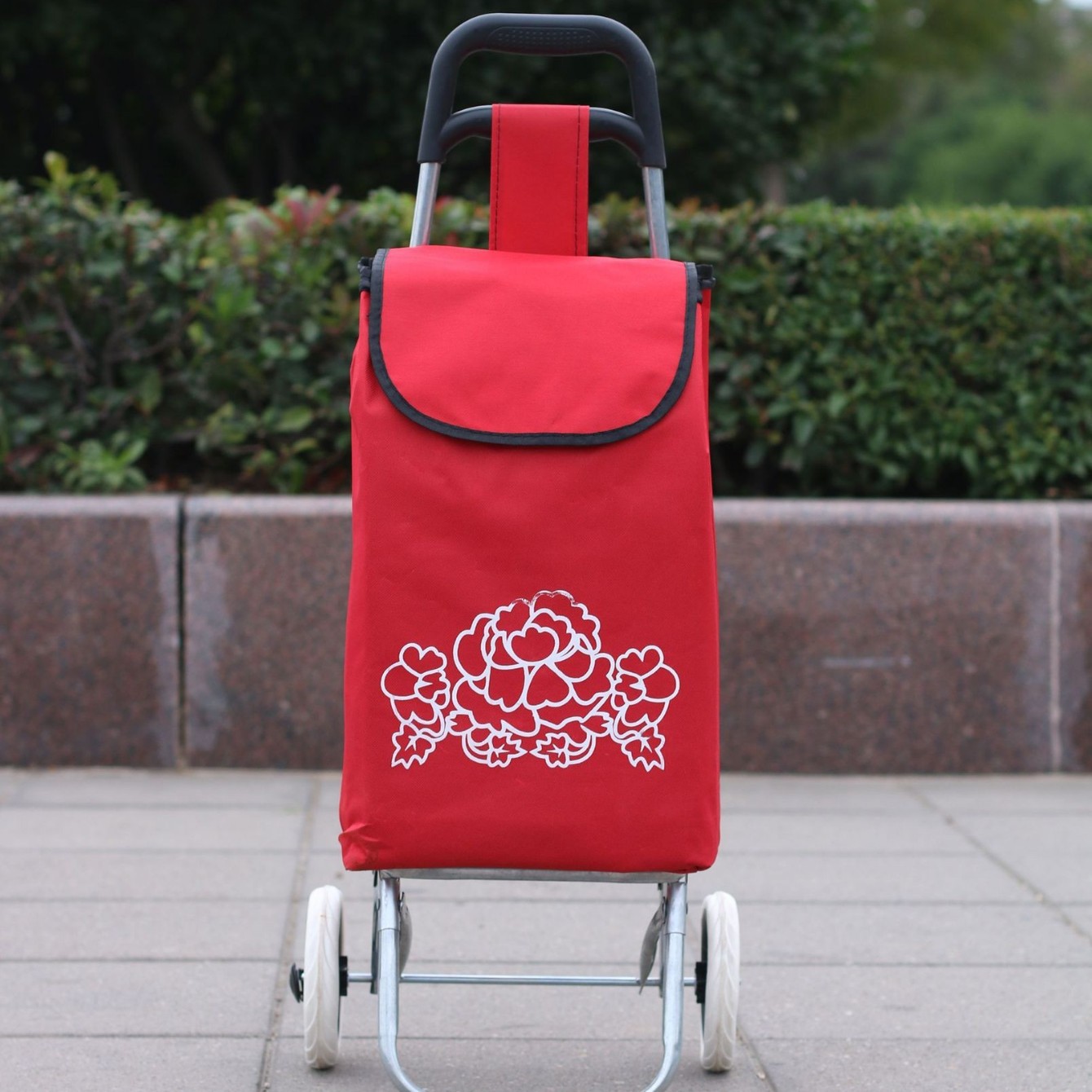 Carrito de compras de escaleras, pequeño carro de tracción de equipaje, carro de tracción de mano, remolque plegable portátil, carro pequeño