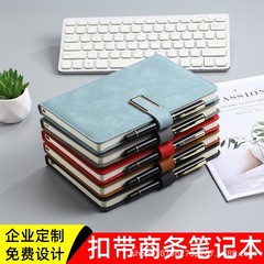 a5 ノートブックビジネス会議バックルメモ帳ギフトボックスセット厚みのあるオフィスノートブックは企業ロゴでカスタマイズできます