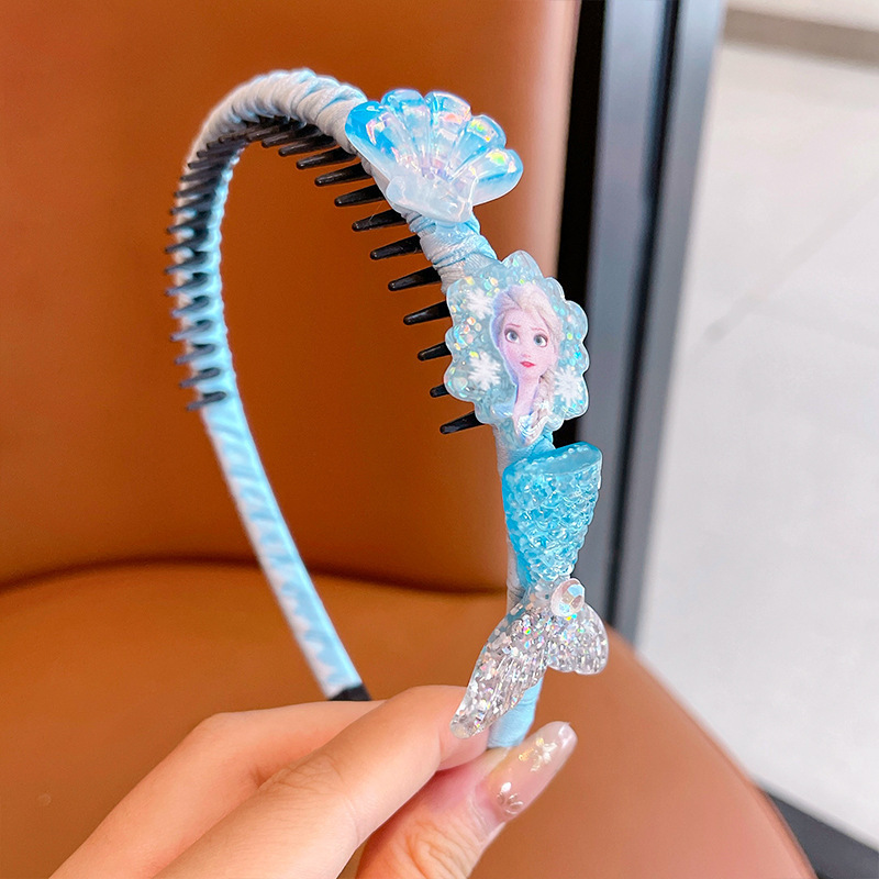 韩国儿童发箍女童碎发整理神器带齿防滑压发发卡可爱女孩头箍发饰|undefined