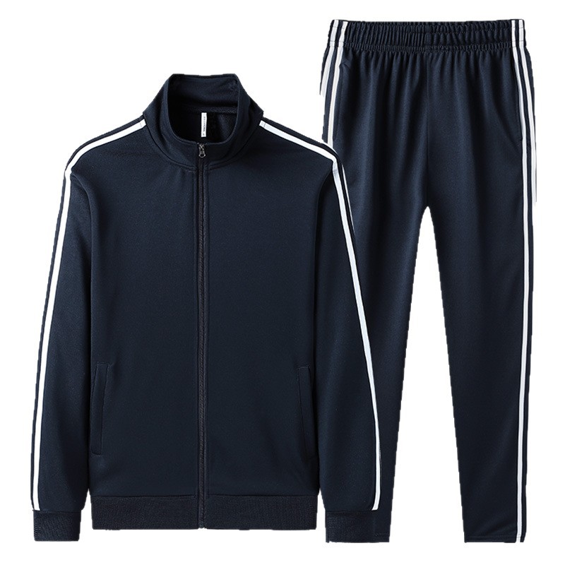 Trajes deportivos de primavera y otoño delgados camisetas para correr trajes casuales de manga larga chaqueta de pantalones se puede imprimir