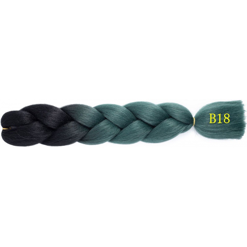 Extensiones de trenzas jumbo de 24 pulgadas, cabello sintético para trenzar