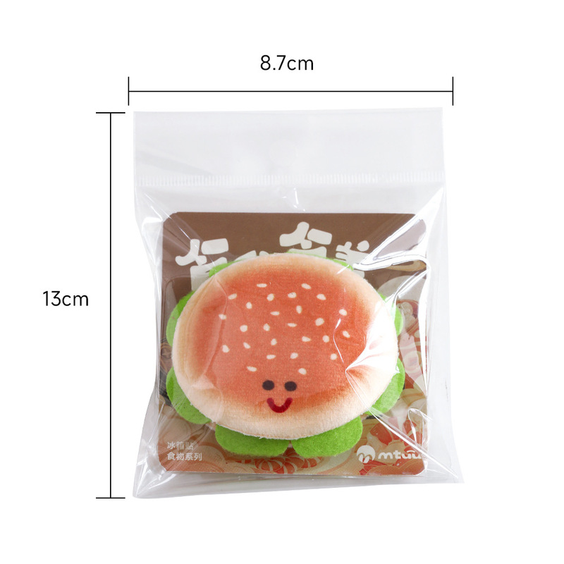 居家冰箱贴趣味可爱美食毛绒小面包装饰磁贴卡通百搭创意玩偶摆件|undefined