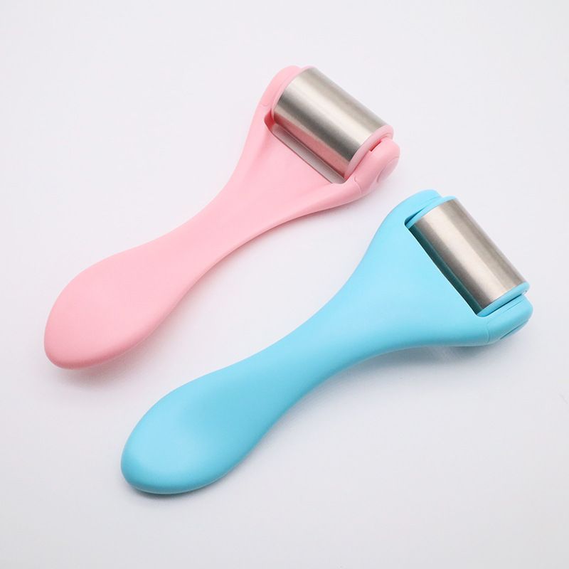 Korean Rolle Stainless Steel Ice Roller Facial Lifting Massage Roller Face Roller with Detachable Ice Roller