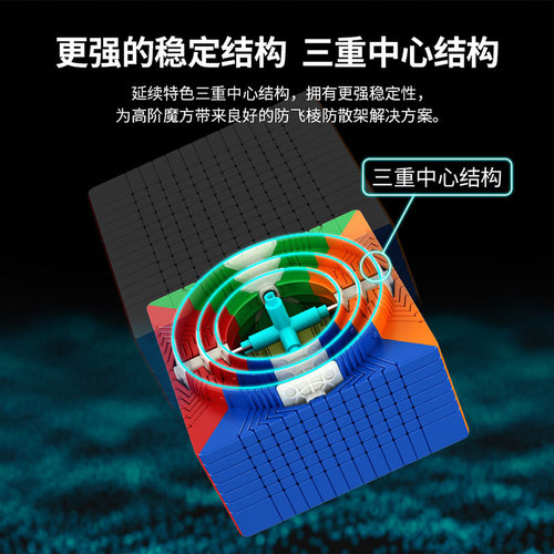 Magic Domain Rubik's Cube Classroom Charming Dragon 13th-order Rubik's Cube 13th-order Rubik's Cube Smooth Toy Advanced Competition Practice