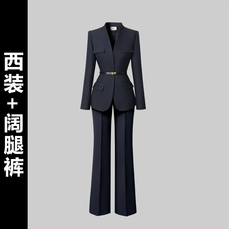 高级感西装套装女2025新款气质干练时尚洋气重要场合职业通勤正装|undefined