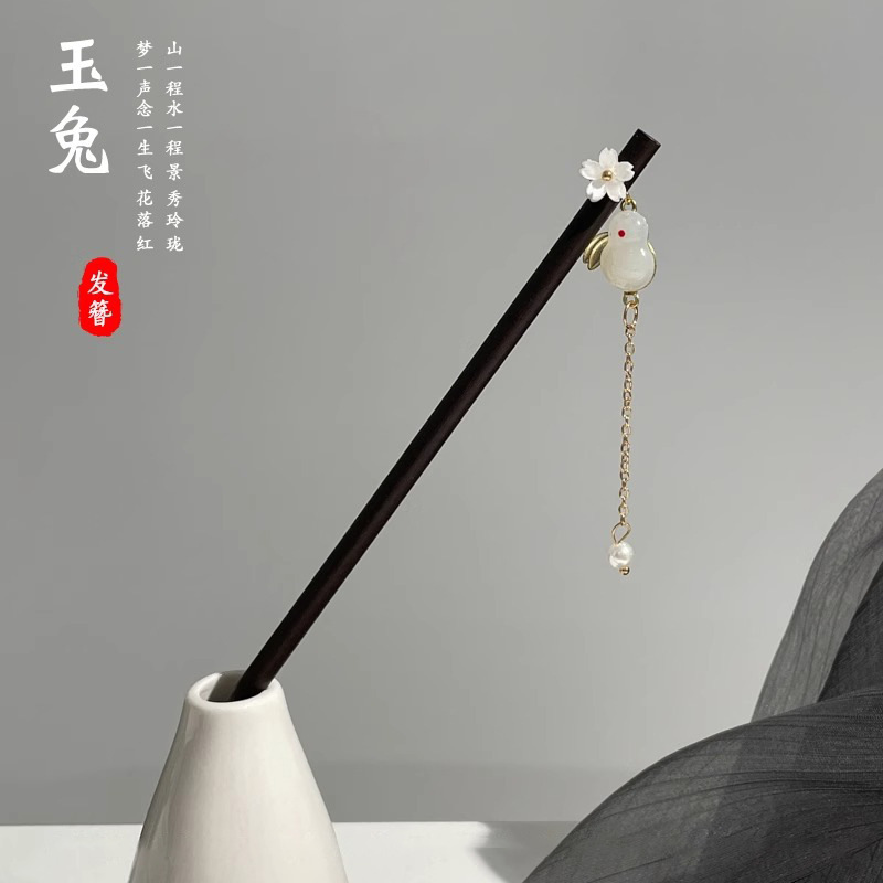 Nuevo clip de cabello chino simple y moderno clip de cabello antiguo de alta sensibilidad clip de cabello bandeja de cabello vestido chino tocado