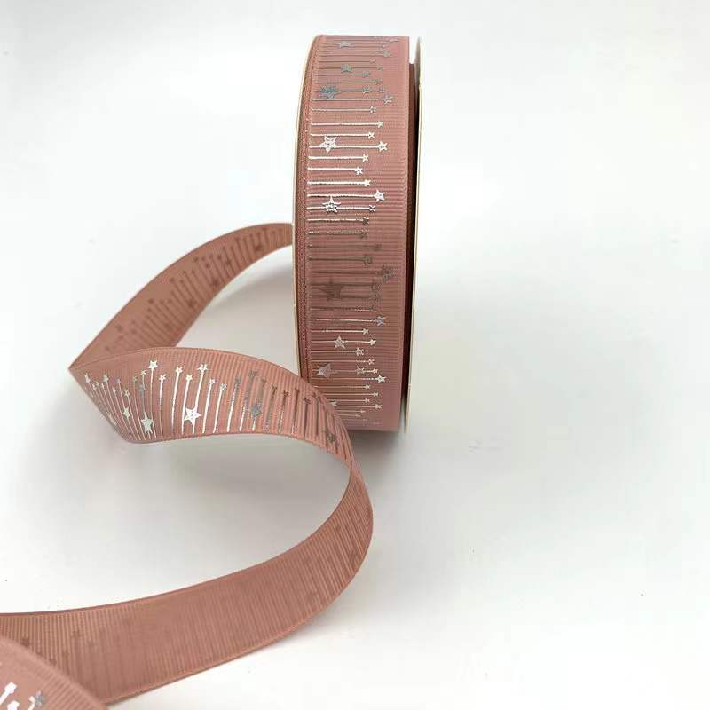 2,5 cm Meteor Hot Fix plata dorado hilo cinta bandeja de la barra cinta de la flor caja de regalo cinta de la torta en la acción