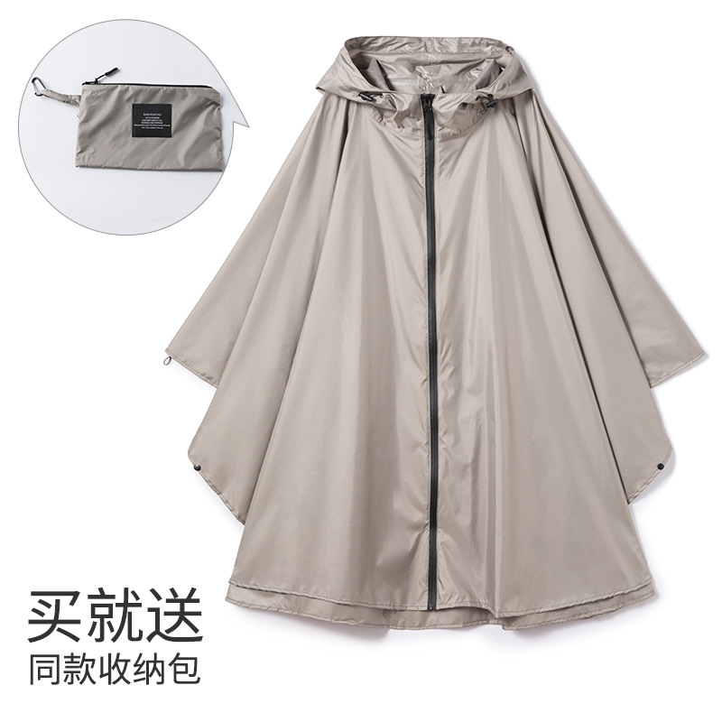 Fabricantes venden japonés Corea del Sur moda Capa delgada hombres y mujeres adultos impermeable poncho mochila ciclismo Amazon comercio exterior image 51