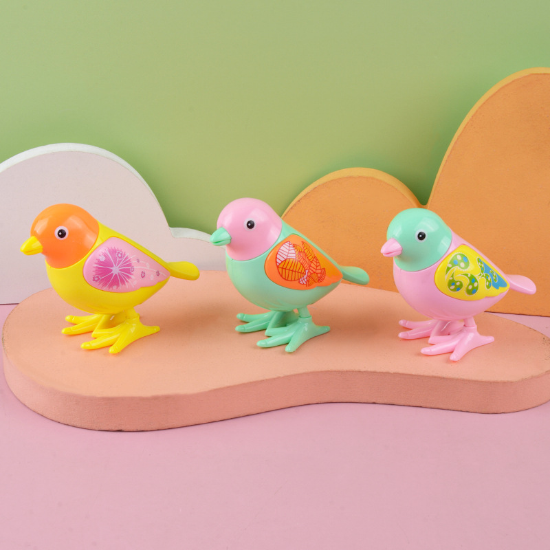 Primavera Urraca simulación animal lindo juguete de cuerda saltando pájaro bebé regalo puesto venta caliente juguete al por mayor