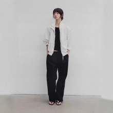 现 韩国设计师noth*ng written立领休闲夹克韩系女装高级短款外套