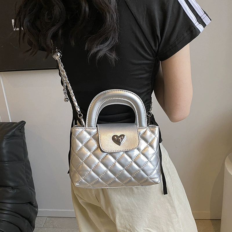 Плечевая сумка, модная цепочка, сумка на одно плечо, стиль Chanel, городской стиль, цепочная сумка, элитная