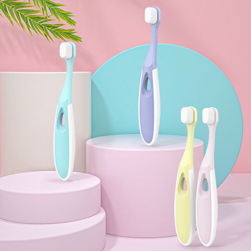 [Strictly Selected] Children's Infant Toothbrush 10,000 Hairs Cleans Deciduous Teeth and Protects Gums 3-6-12 Years Old