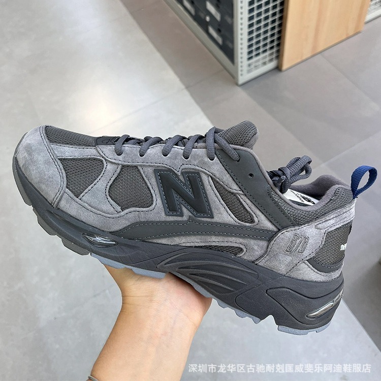 Putian High Version Nb878 Unisex Shock-Absorbing Couple Sports Original Black Warrior Dad Running Shoes with Professional Cushioning