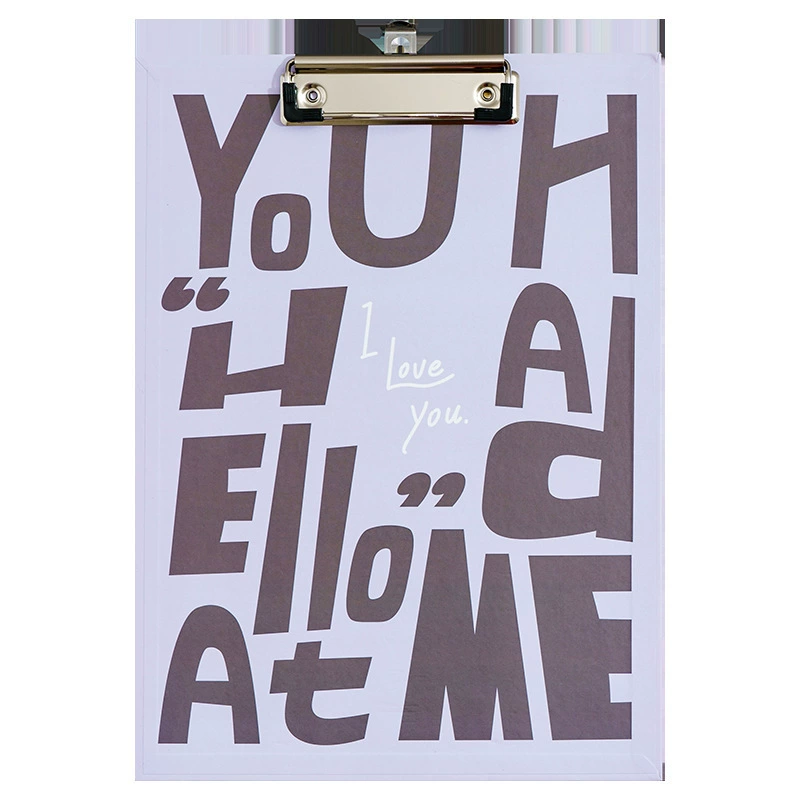 Word board clip student writing board writing pad hard board test paper book clip fixed paper information board customization