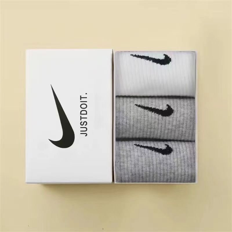 Caja de regalo calcetines hombres y mujeres calcetines de tubo de todo fósforo desodorante de algodón puro para correr deportes baloncesto estudiantes calcetines que absorben el sudor gancho