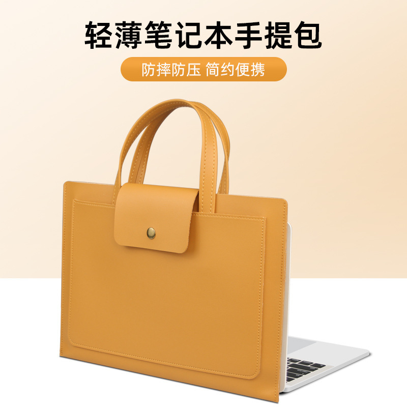 Portable Laptop Bag Suitable for Apple MacBook 14inch Inner Bag Thickeneded Leather Protective Cover Ready for Sale Portable Laptop Bag Suitable for Apple MacBook 14inch Inner Bag Thickeneded Leather Protective Cover Ready for Sale