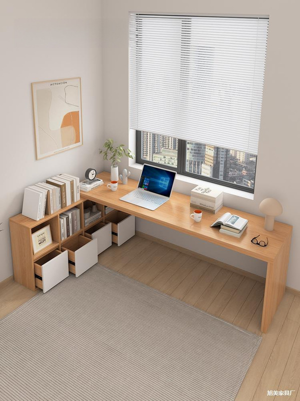 Purchase Products: Modern Simple Double Desk, Cabinet, Corner Double Computer Desk, Home Writing Desk, North