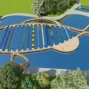 Unpowered Water Physical Development Equipment Is Suitable for Farm Study, Scenic Spots, Indoor and Outdoor Amusement Parks, and Small Investment