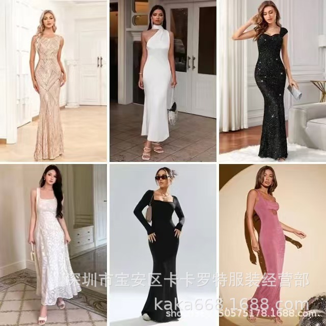 2026 nueva ropa de mujer SHEIN venta caliente sexy vestido de cadera vestido vestido de mujer fábrica al por mayor bajo precio