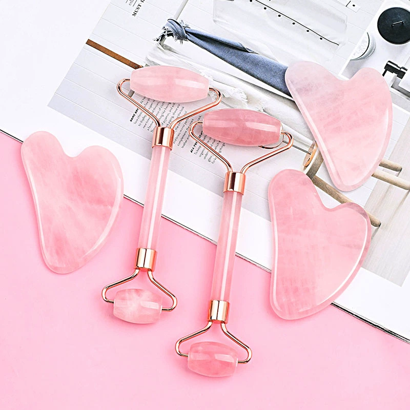 Crystal jade, massager, double-sided set, wholesale