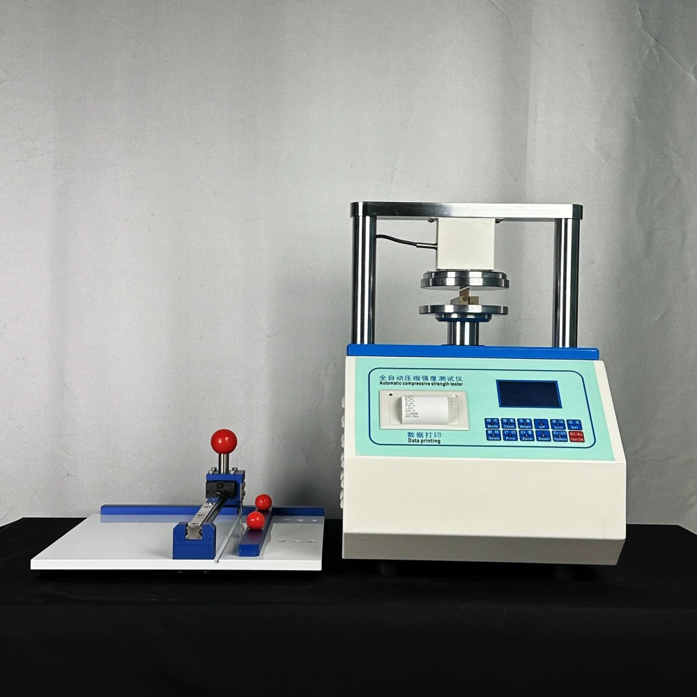 Полностью автоматический тестер прочности сжатия, тестер прочности кромки картонной кромки, пробоотборник давления кромки