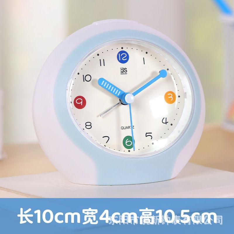 Fábrica directa para estudiantes de despertar artefactos para niños niñas estudiantes de secundaria dormitorio de aprendizaje reloj de escritorio oscilante