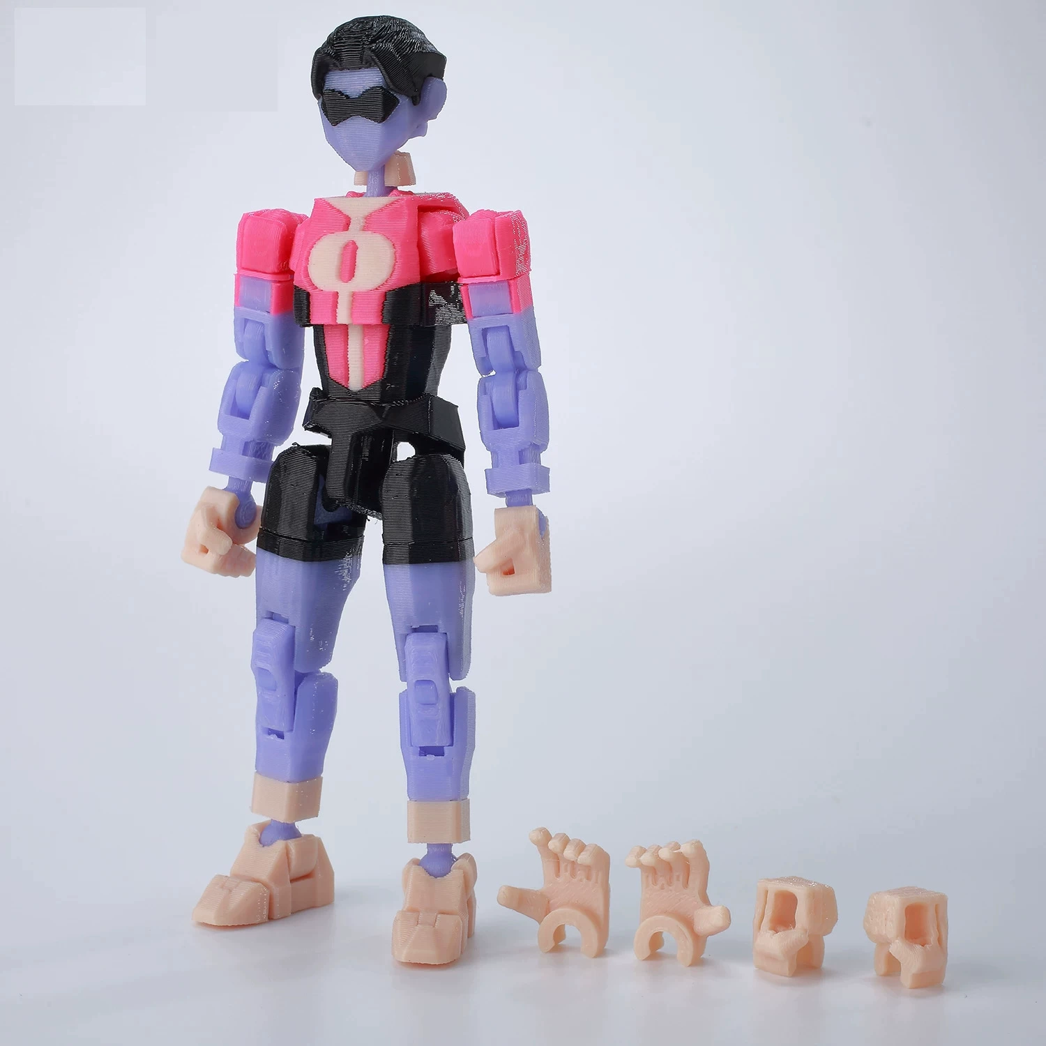 Кукла, подвижная настольная игра, конструктор, минифигура, игрушка, 3D