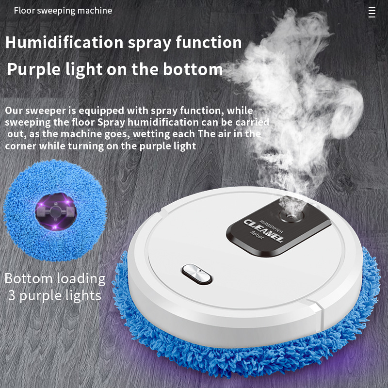 Smart Home Appliances, Mopping Robot, Wet and Dry Use, Lazy Cleaning Floor Sweeper, Cross-Border Gift Wholesale